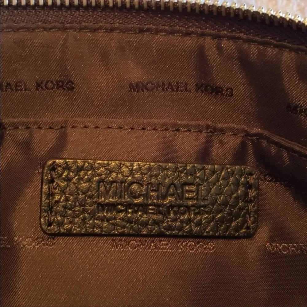 Michael Kors James Large Leather Clutch & Crossbody